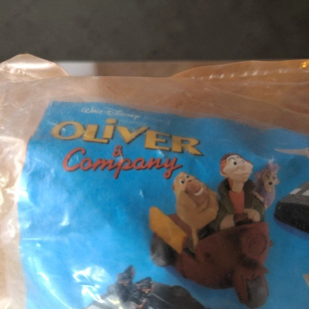 Vtg Disney Oliver Comp Fagin Scooter 1996 Burger King Kids Club Toy‎ New Sealed